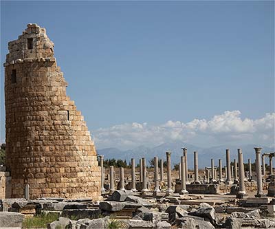 Antike Ruinen in der Türkei